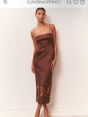 abena midi dress Love Shack Fancy